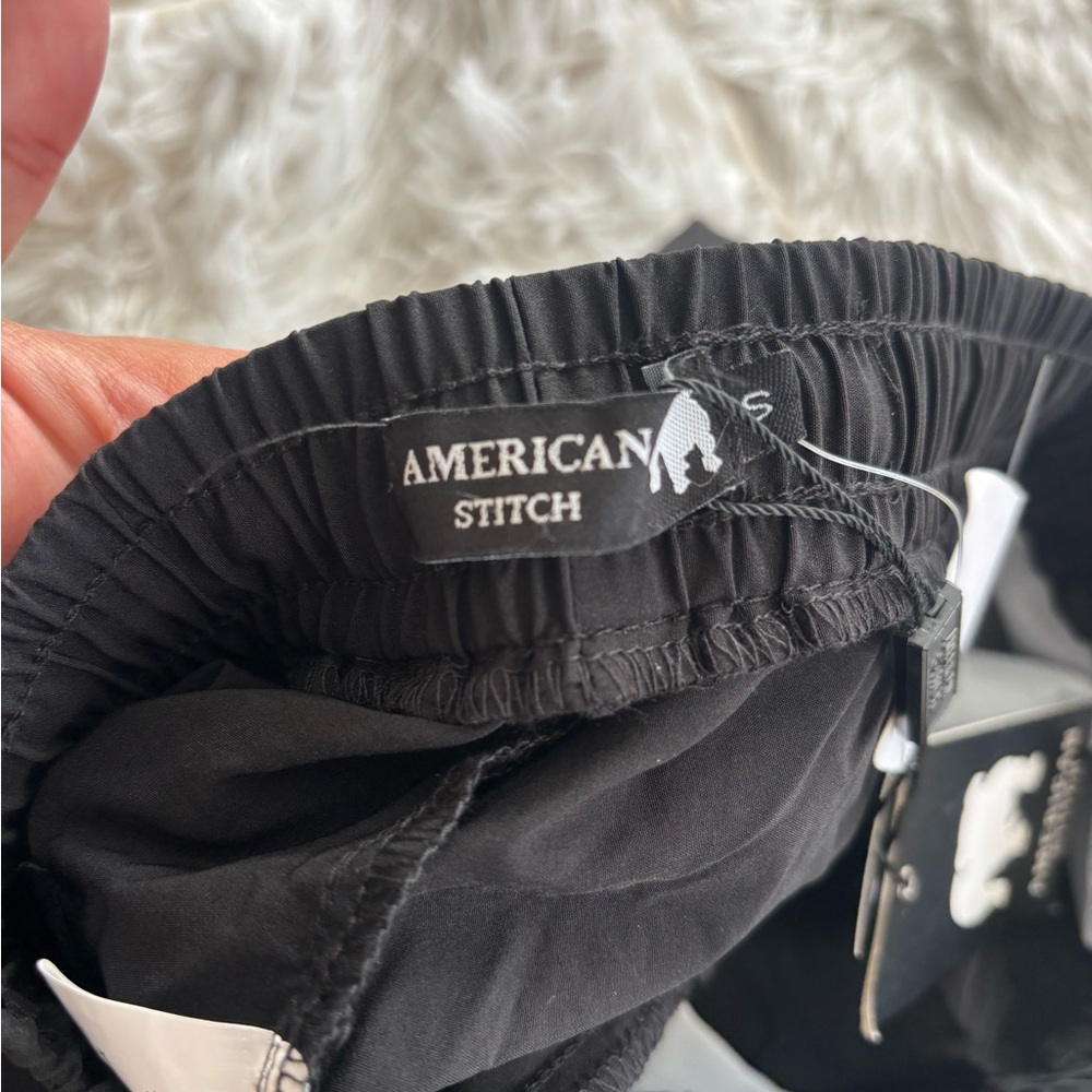 American Stitch Black Utility Cargo Pants D-Ring Zip Hem NWT Sz S - Picture 11 of 13